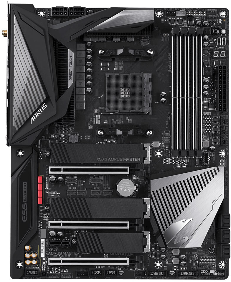 Gigabyte - Placa Base Gigabyte X570 Aorus Master