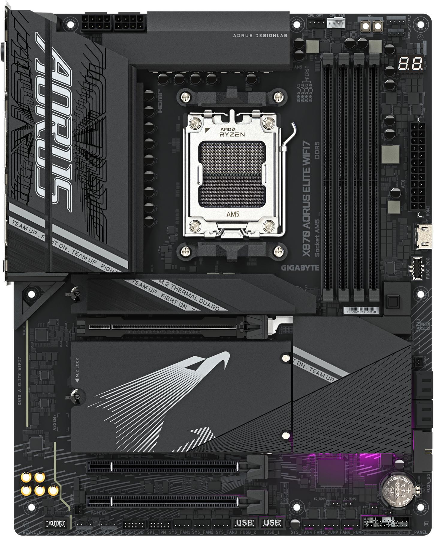 Gigabyte - Placa Base Gigabyte X870 Aorus Elite WiFi7