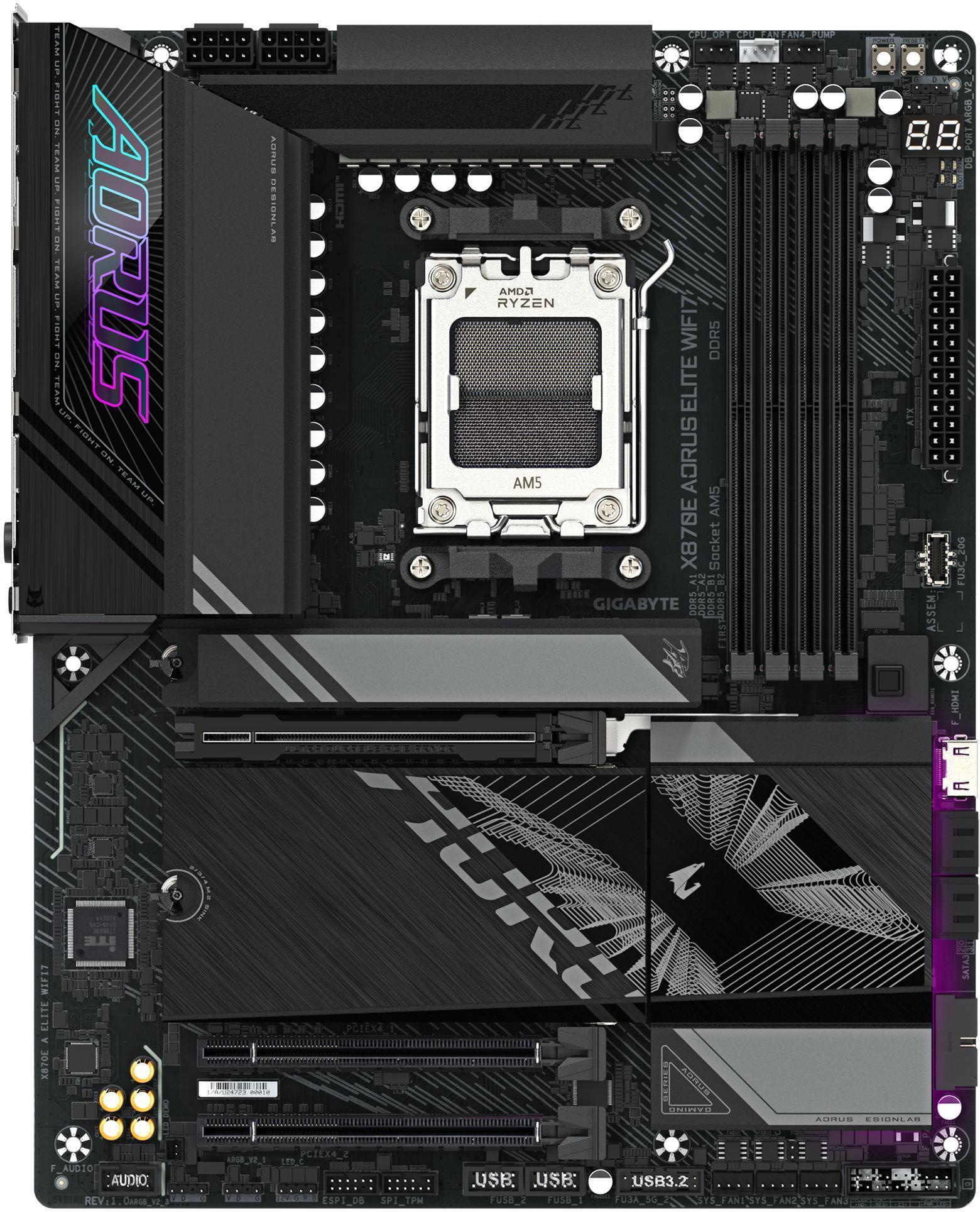 Gigabyte - Placa Base Gigabyte X870E Aorus Elite WiFi7