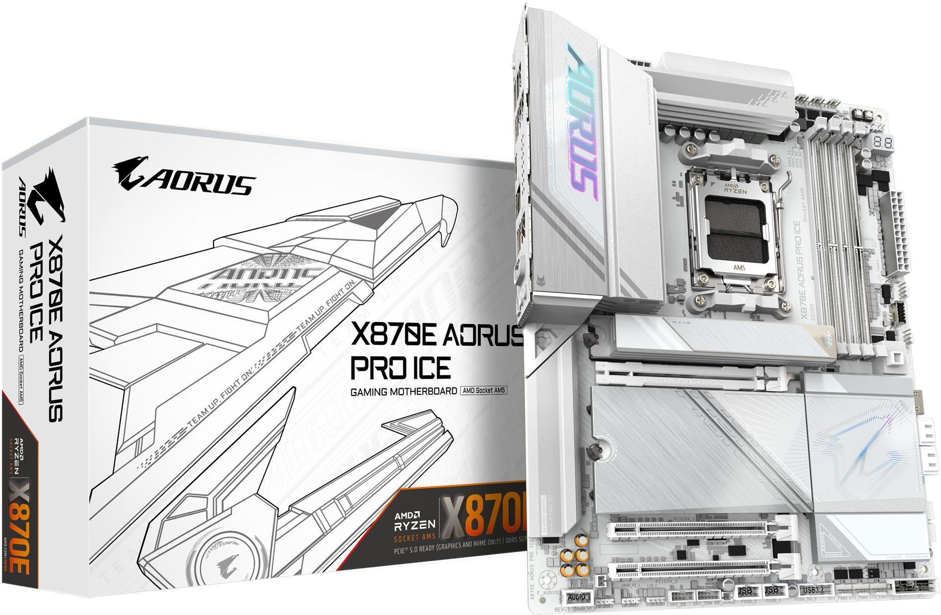 Placa Base Gigabyte X870E Aorus Pro ICE WiFi7