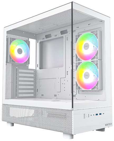 Caja ATX Montech XR RGB Vidrio Templado Blanco