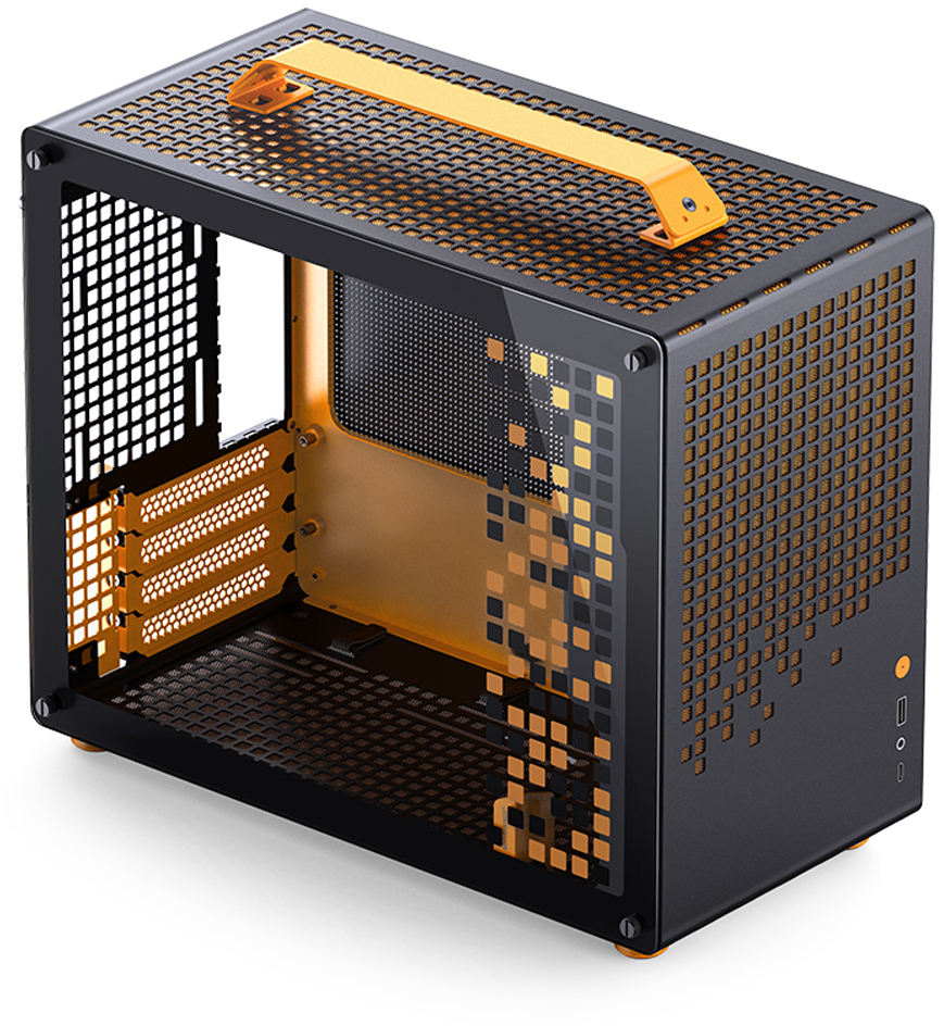 Jonsbo - Caja Micro-ATX Jonsbo Z20 Negro/Naranja