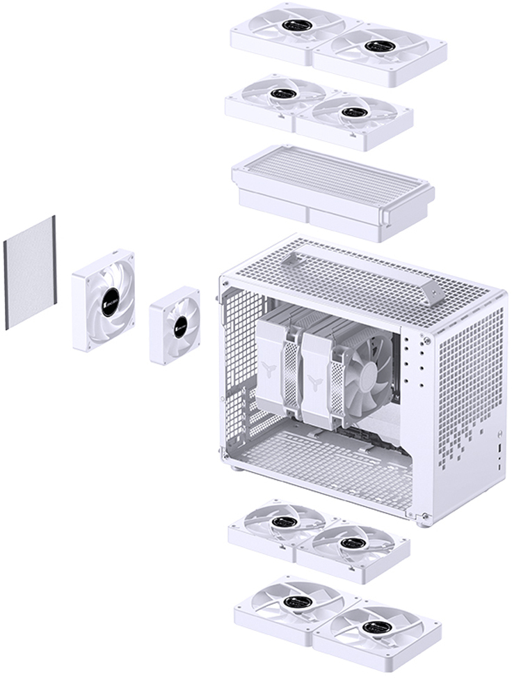 Jonsbo - Caja Micro-ATX Jonsbo Z20 Blanco