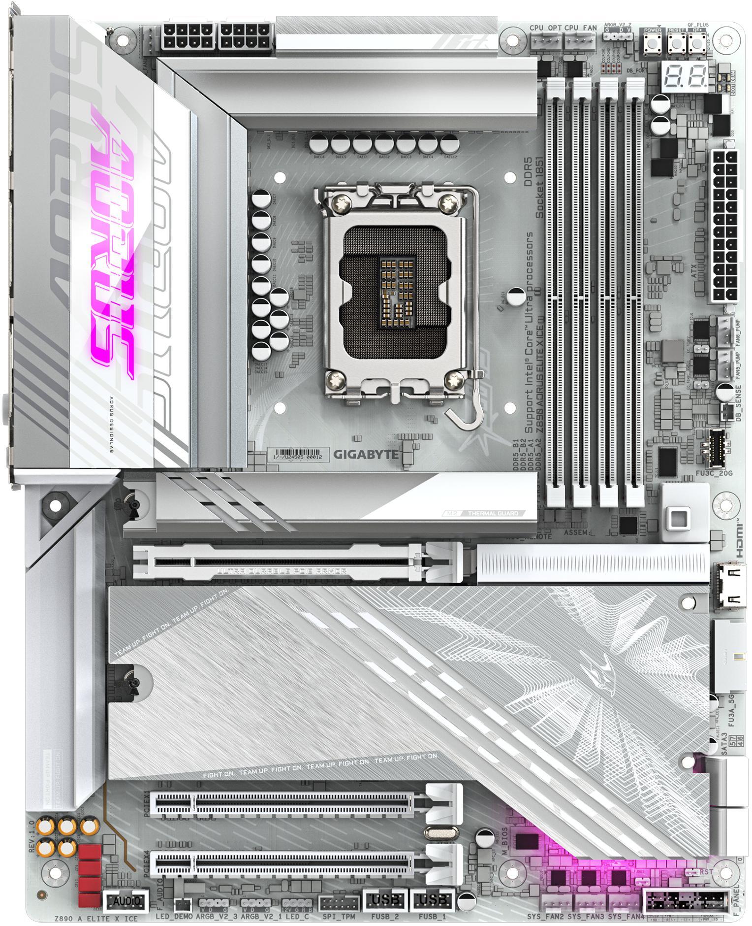 Gigabyte - Placa Base Gigabyte Z890 Aorus Elite X ICE