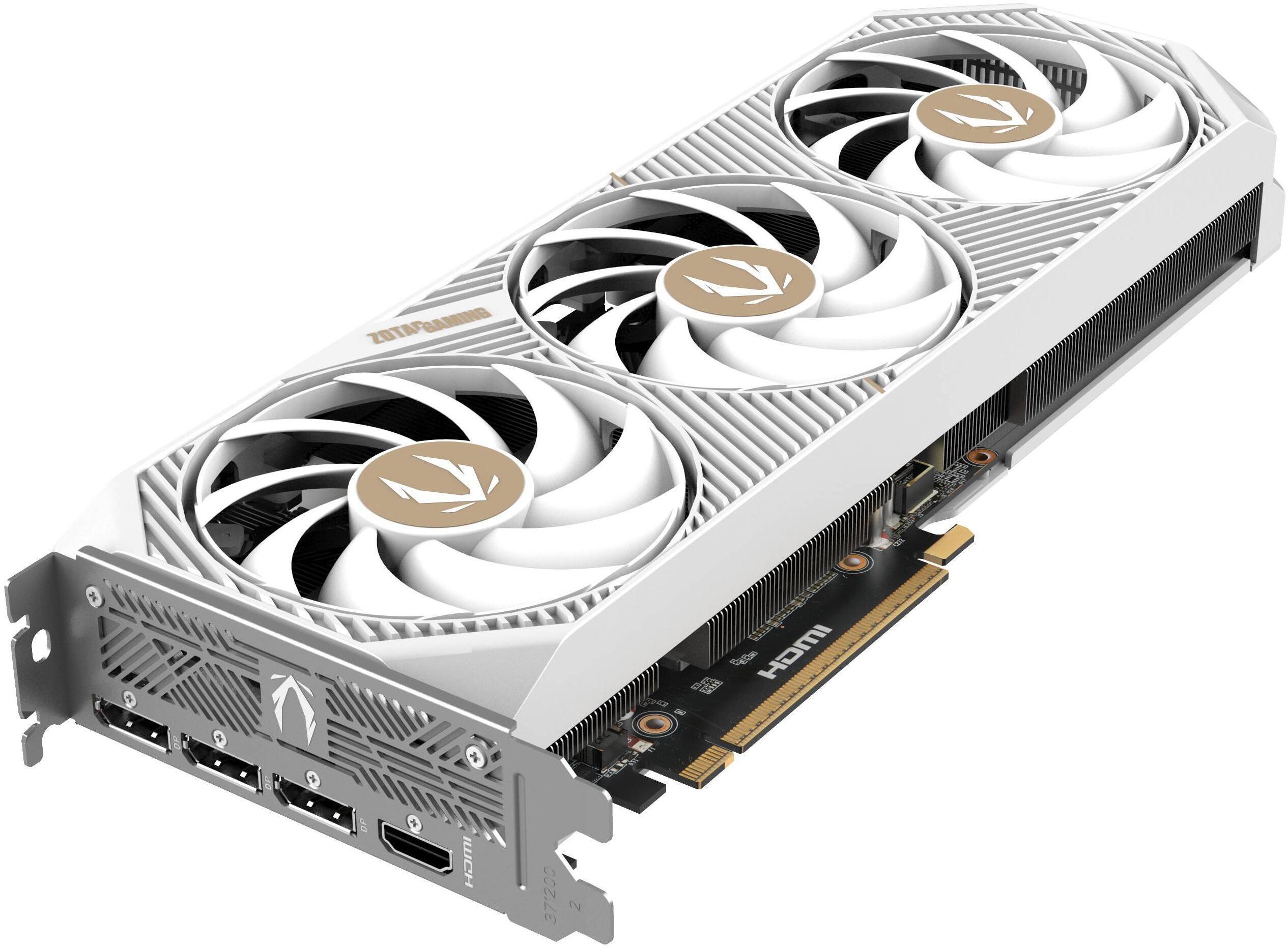 ZOTAC - Tarjeta Gráfica ZOTAC GeForce® RTX 5070 Amp White12GB GDDR7 DLSS4