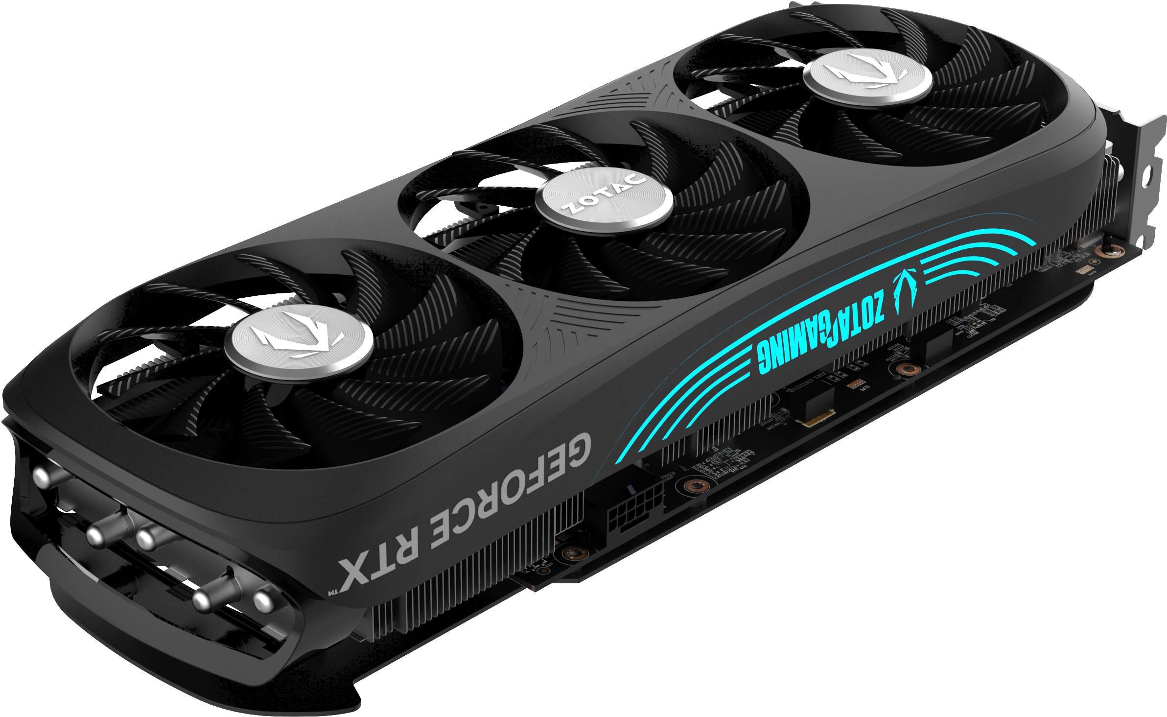 ZOTAC - Tarjeta Gráfica ZOTAC GeForce® RTX 4070 SUPER Trinity Black OC 12GB GDDR6X DLSS3