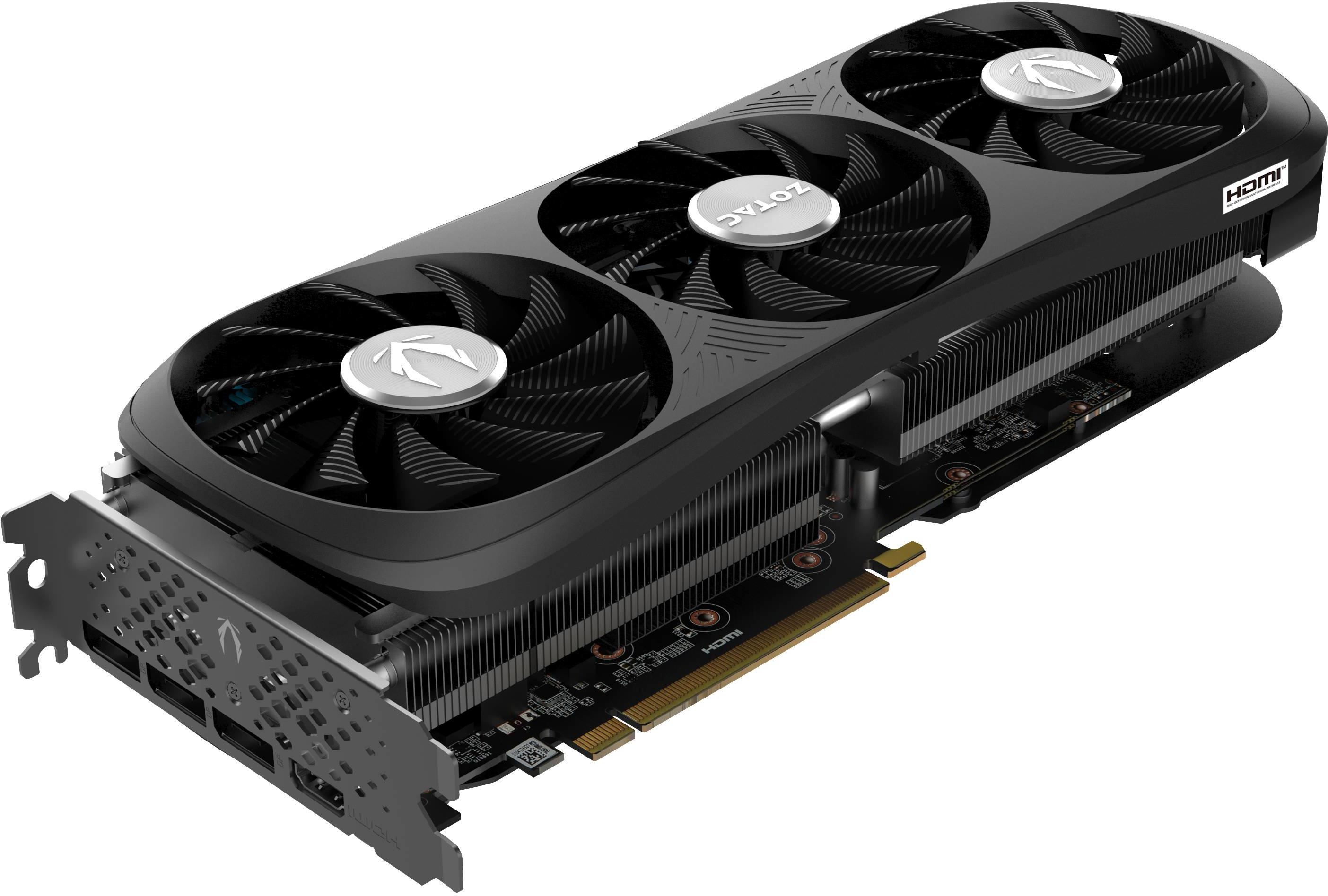 ZOTAC - Tarjeta Gráfica ZOTAC GeForce® RTX 4070 SUPER Trinity Black OC 12GB GDDR6X DLSS3